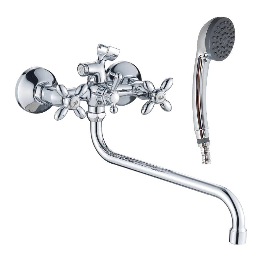 Смеситель для ванны Haiba хром HB2227