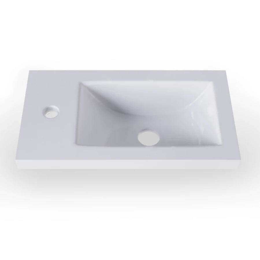 Раковина Raval Kub Kub.08.40/W 41х23 см