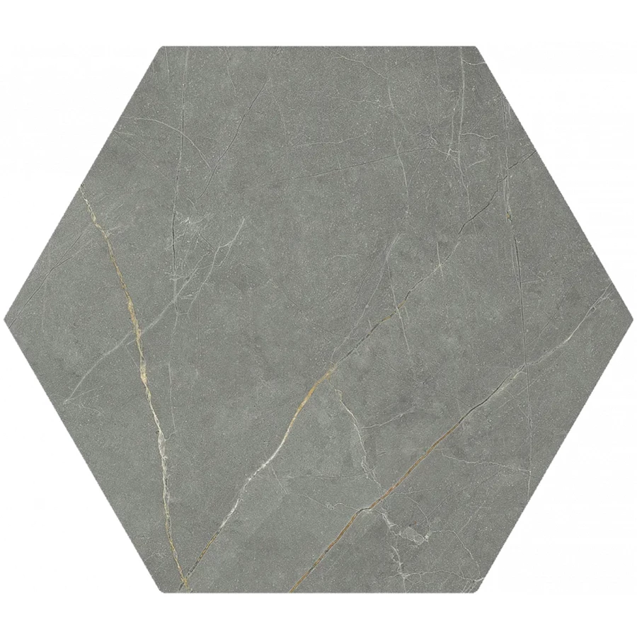 Керамогранит Oset Pulpis Dark Grey Hex 20*24 см