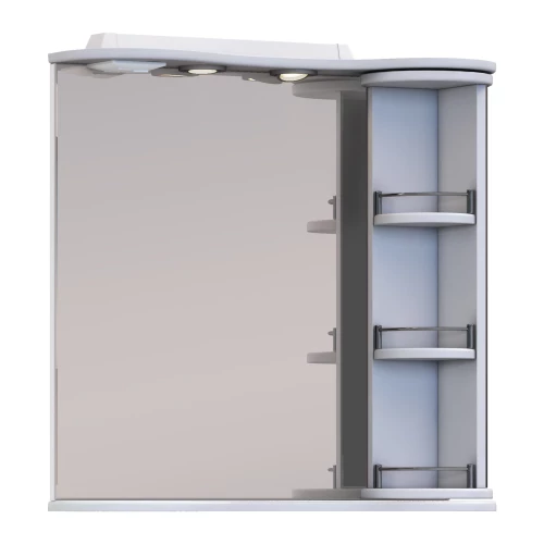 Зеркало шкаф Vigo Callao 700 навесной с поворотной полкой zsh.CAL.70.El 70.6x70.2 см