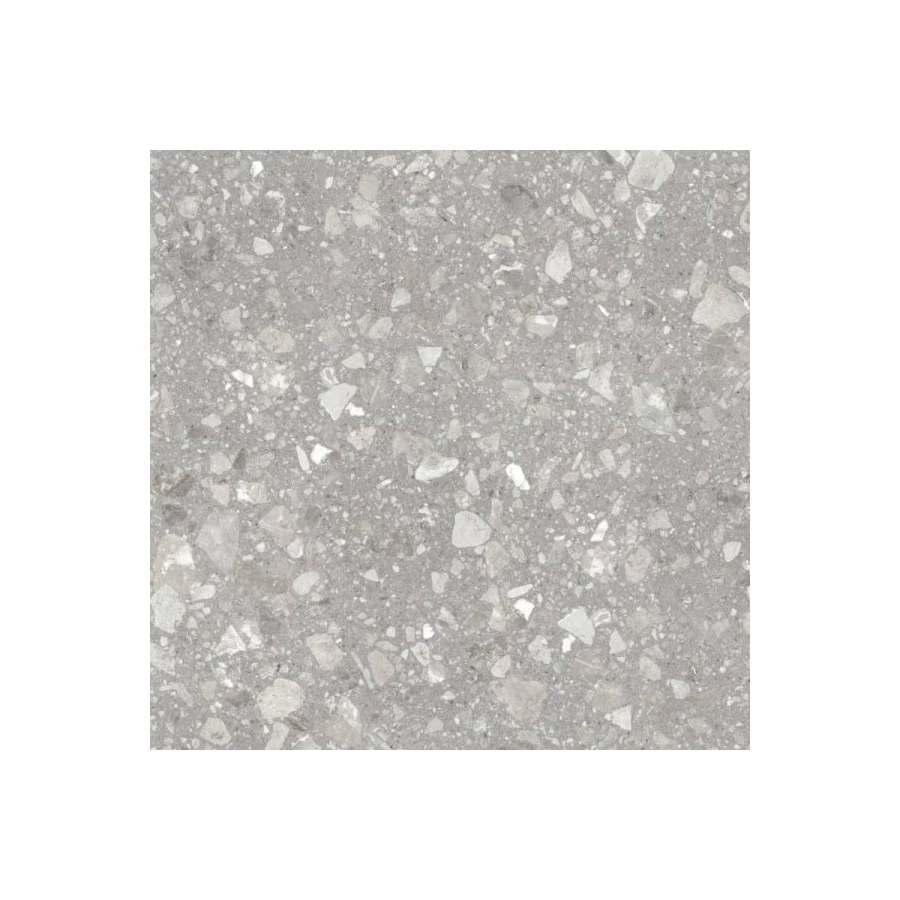 Керамогранит Gracia Ceramica Terrazzo matt grey матовый серый PG 01 60х60 см