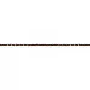 Бордюр разрезной РосДекор люстр коричневый 1,3х25 см