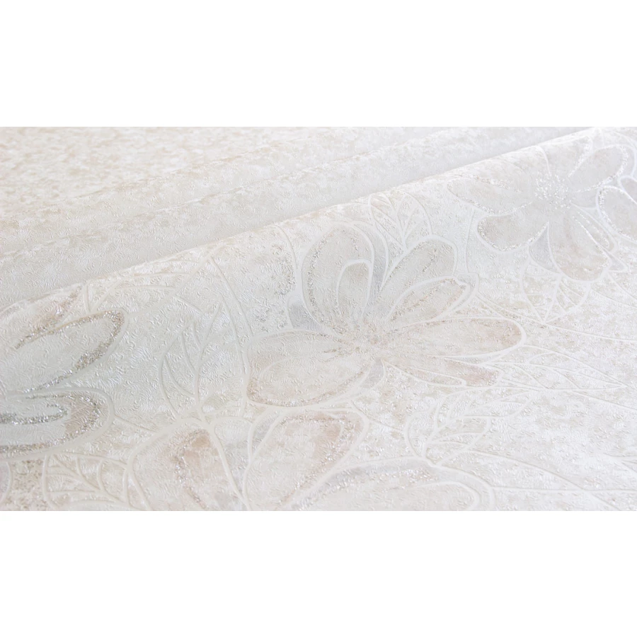 Обои флизелиновые VOG Collection A Солана белые 90134-11 1,06х10,05 м