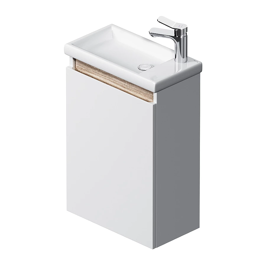 База под раковину Am Pm X-Joy подвесная 1 дверца белый глянец M85AFHX0451WG 45 см