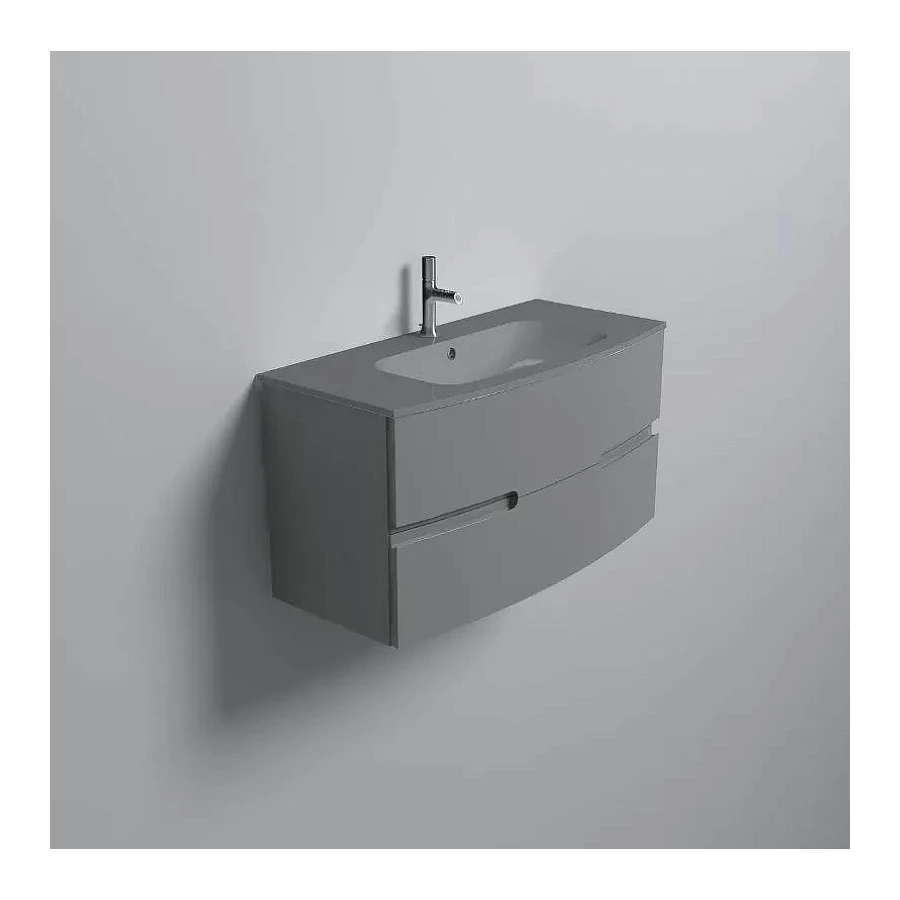 Стеклянная раковина Jacob Delafon Nona матовый серый 1 раковина EB1886RU-DE4 120 см