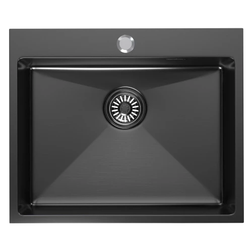 Мойка MixLine Pro с сифоном черный графит 555134 60х50 см