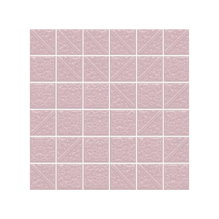 Плитка настенная Kerama Marazzi Ла-Виллет розовый светлый 30,1х30,1 см