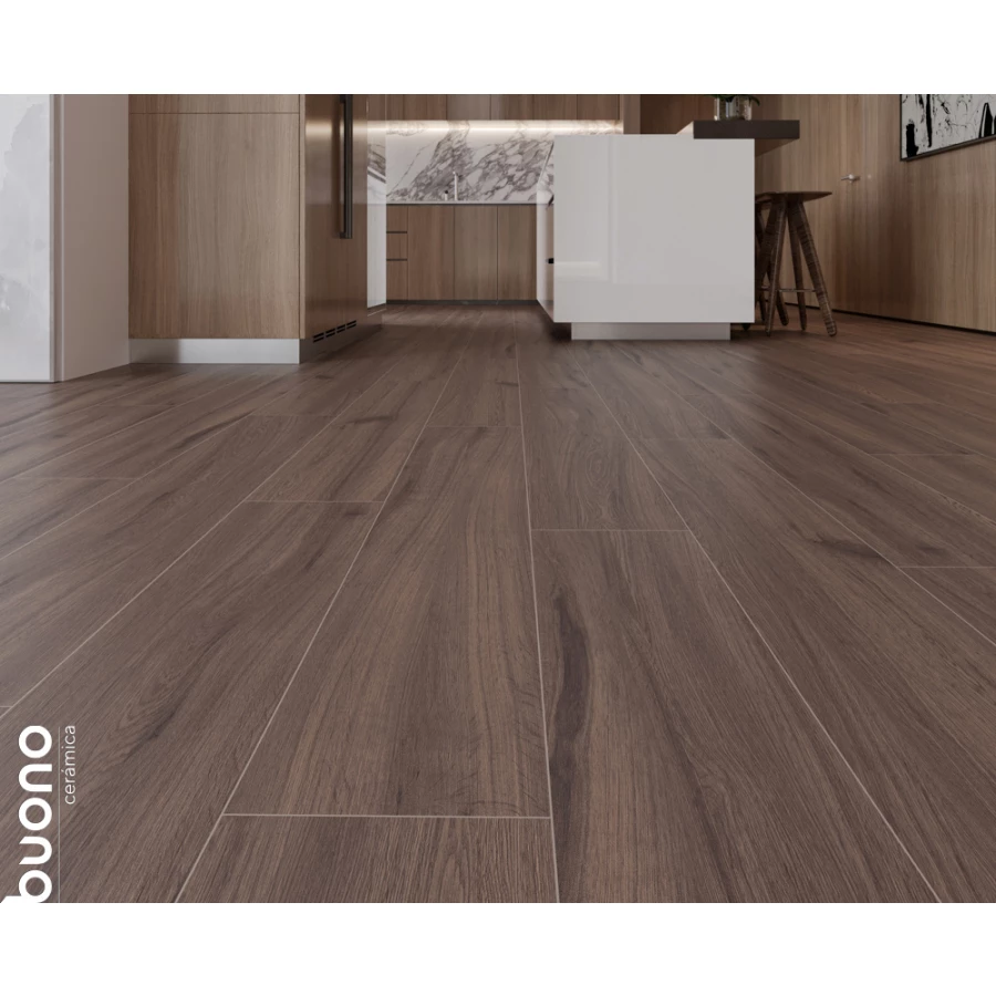 Керамогранит Buono Forest Umber Matt матовый коричневый F4508M 120х20 см