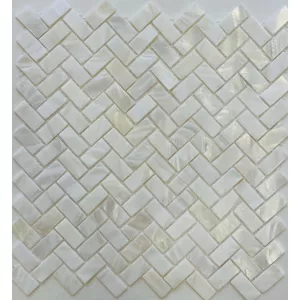 Мозаика из натурального перламутра Pixel mosaic Перламутр чип 15x30 мм сетка Pix750 29,5х27 см
