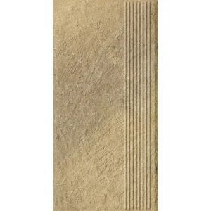 Ступень Paradyz Eremite Beige Stopnica Prosta Struktura Mat B1a матовая бежевая 60х30 см