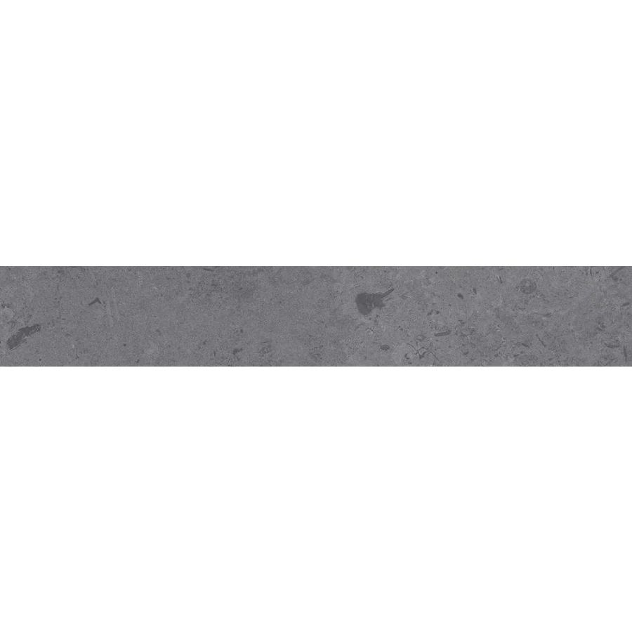 Керамогранит Kerama Marazzi Про Лаймстоун Плинтус матовый темно-серый DD205120R/3BT 60x9,5 см