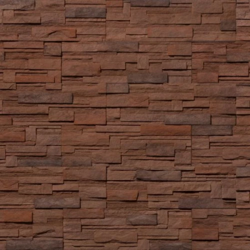 Декоративный камень Камелот Сорренто темно-коричневый 456