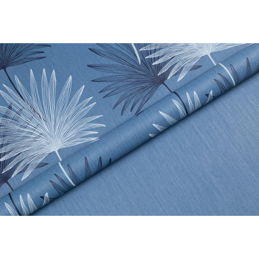 Обои флизелиновые Palitra Home HomeColor Palma синие HC72073-61 1,06х10,05 м