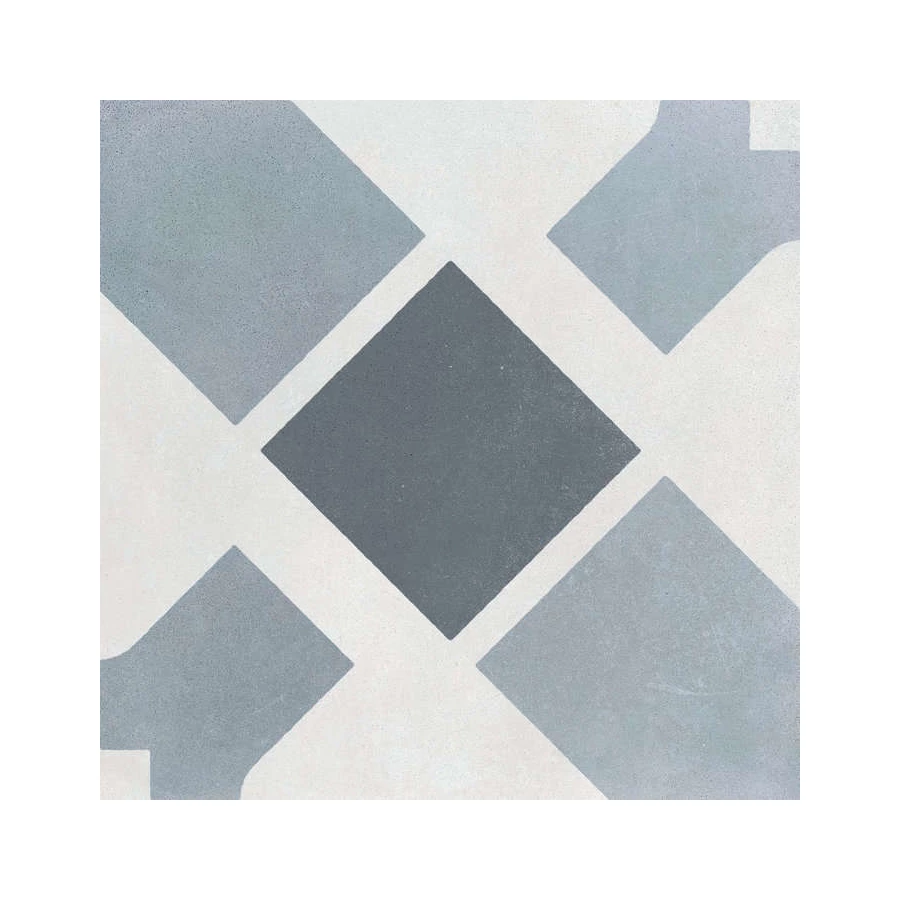 Керамогранит Harmony Peronda Havana White Cross серо-черный 3386037270 22,3x22,3 см