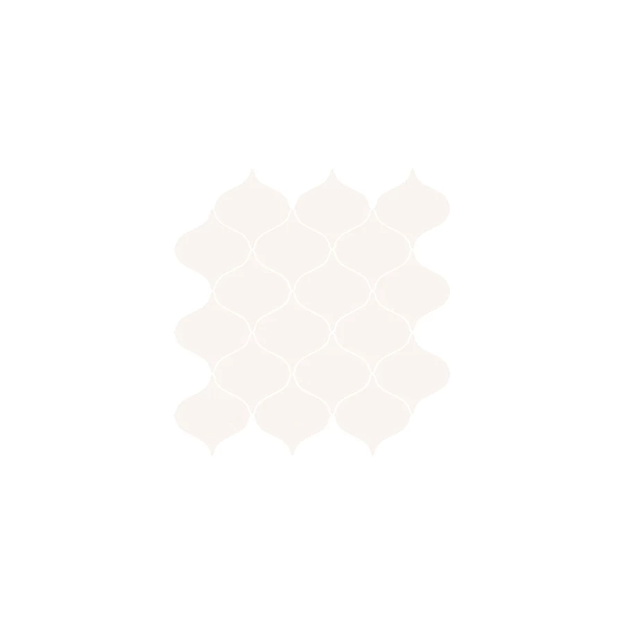 Мозаика Meissen Keramik Ocean Romance белый 28,1x29,3 см