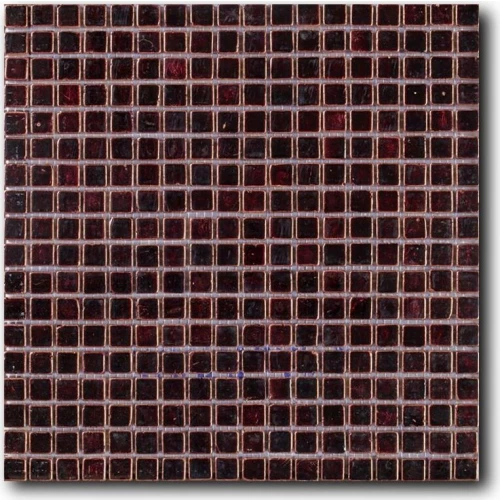 Мозаика из натурального камня Art&Natura Equilibrio сетка 15x15 глянцевая коричневая 008B 30х30 см