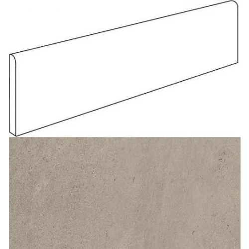 Ступень Atlas Concorde Wise Silver Grey Battiscopa 610130002164 60х7,2 см