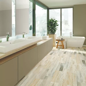 Керамогранит Kerranova Cimic Wood бежевый K-2032/SR 60x20 см