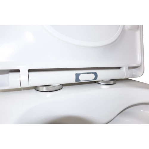 Унитаз-компакт Azario Rise напольный безободковый с быстросъемным сиденьем микролифт AZ-68D 38.5х62.3х79.2 см