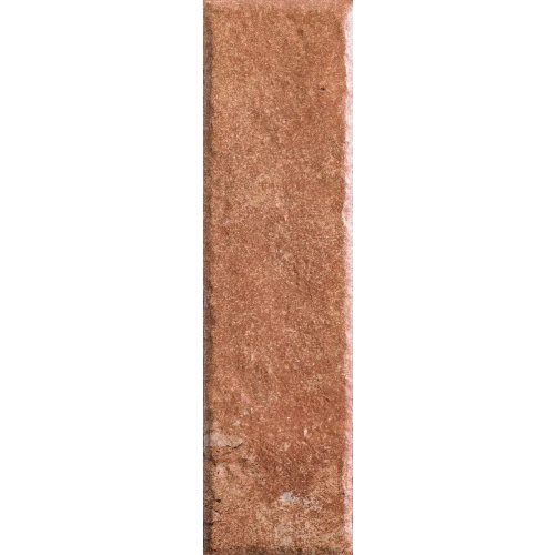 Плитка фасадная Paradyz Scandiano Rosso Elewacja матовая коричневая 24x6,5 см