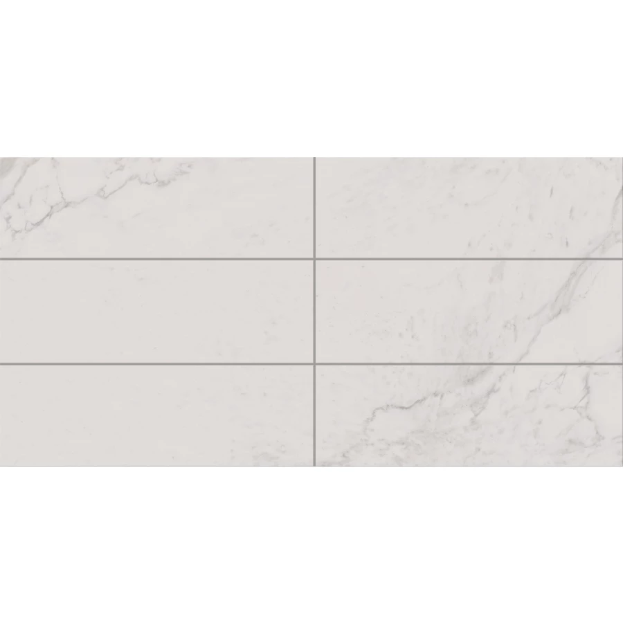 Фальшмозаика Estima Melody MO01 Bricks Small матовая белая 72001 60х29,8 см