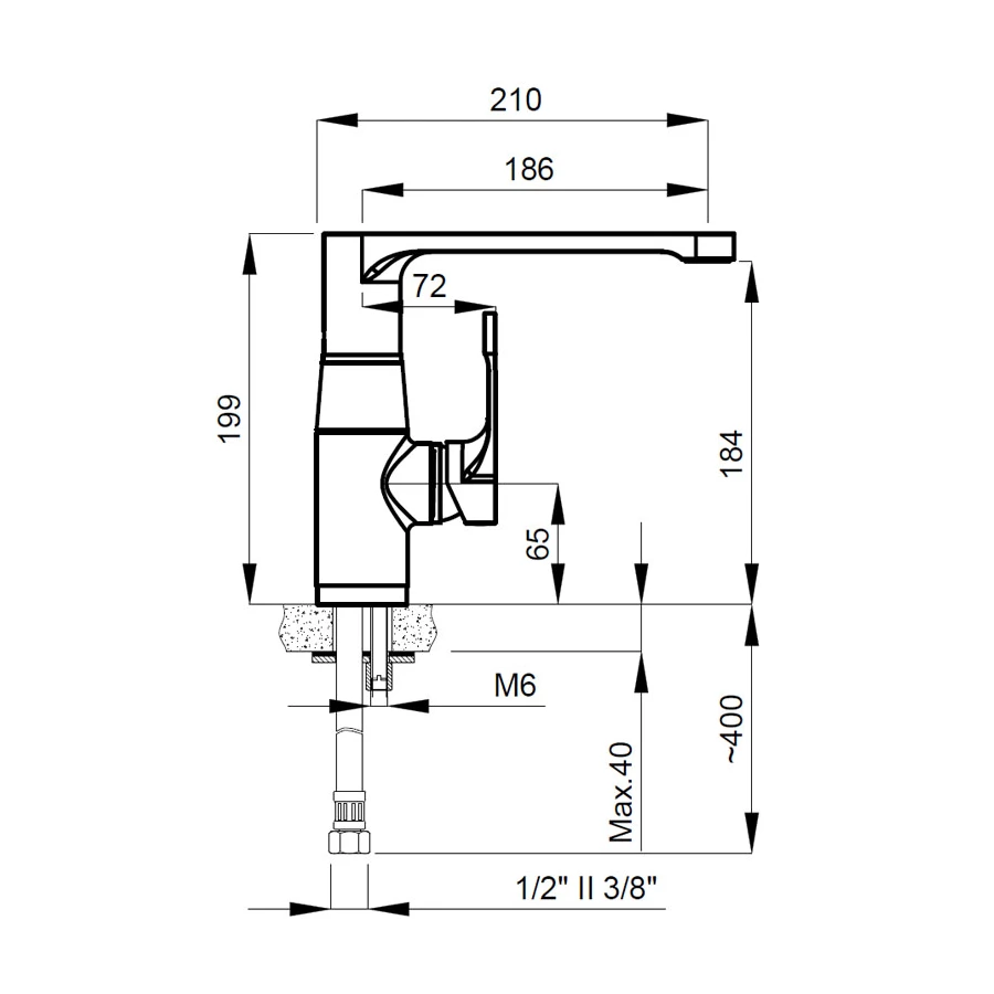 Смеситель для кухни Azario Viano хром AZ-15834431