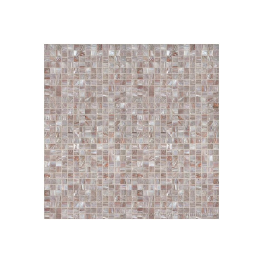 Стеклянная мозаика Bisazza Le Gemme 1x1 сетка глянцевая бежевая 10.20(4) 32,2х32,2 см