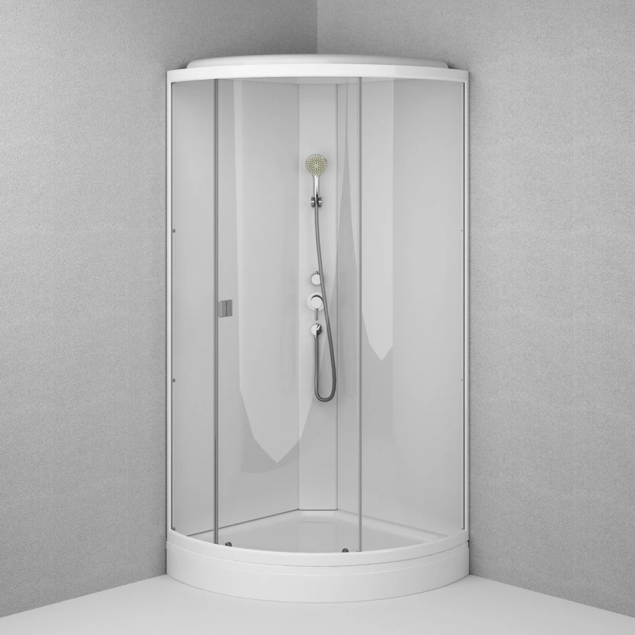 Душевая кабина Am Pm X-Joy без гидромассажа W88C-301-090WT64 90х90 см