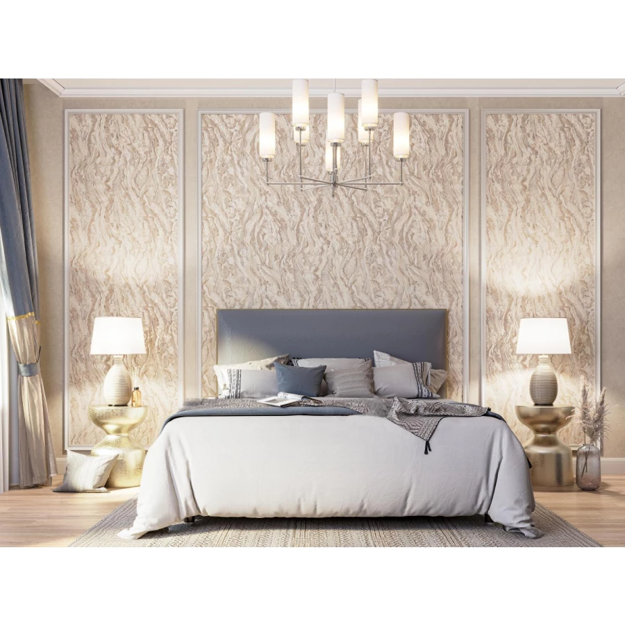 Обои флизелиновые Palitra Home HomeColor Onyx коричневые HC71793-24 1,06х10,05 м