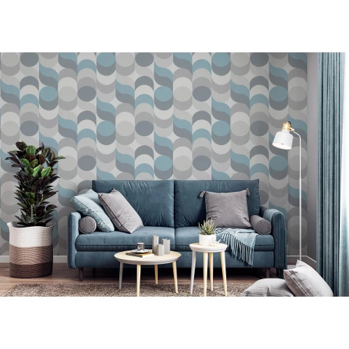 Обои флизелиновые Palitra Home Confetti HomeColor серые HC31185-47 1,06х10,05 м