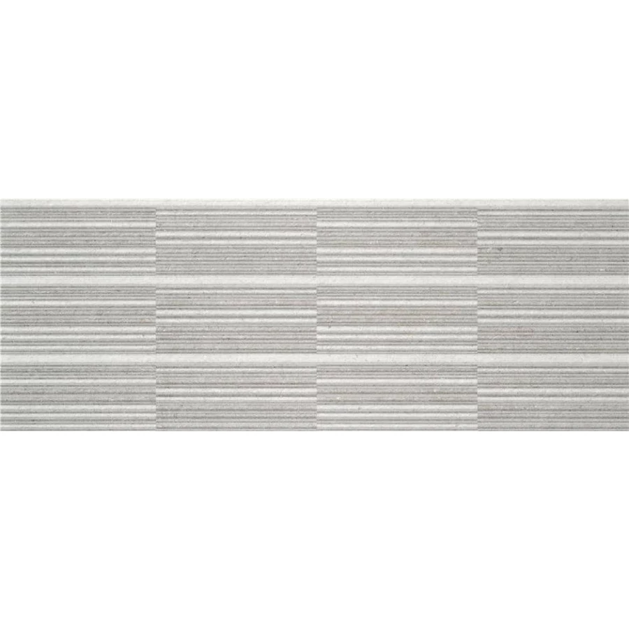 Плитка настенная Stn ceramica Ulisse Ry90 Cold Matt матовая серая N30120 90х33,3 см