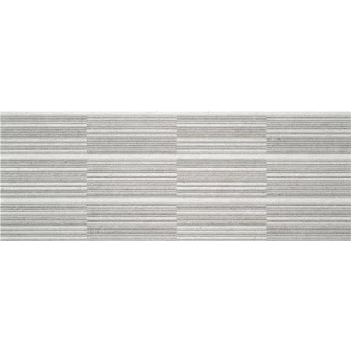 Плитка настенная Stn ceramica Ulisse Ry90 Cold Matt матовая серая N30120 90х33,3 см