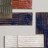 Плитка настенная Mutina Схамотте Куадра Осре / Chamotte Quadra Ocre глянцевая желтая PUCQ04 21,3x7,2 см