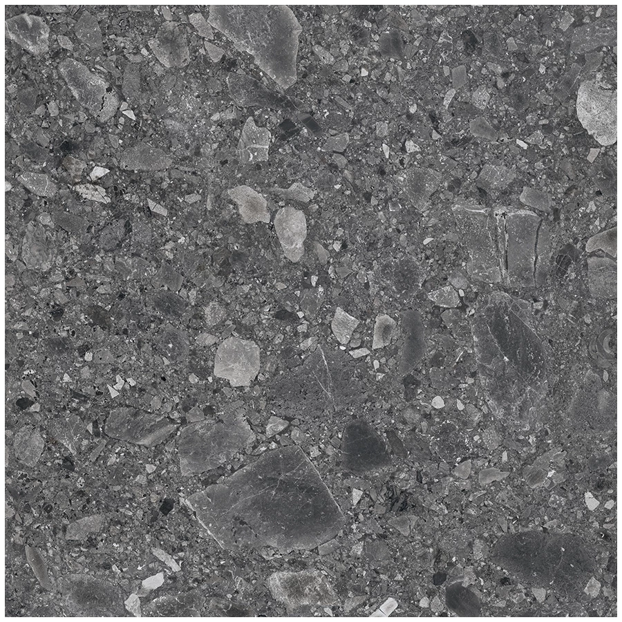 Керамогранит Laparet Ceppo Nero PRO структурный R11Soft STR матовый графитовый 60х60 см