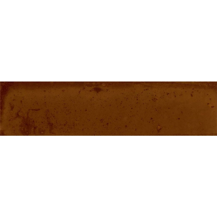 Плитка настенная Ribesalbes Hope Ocre глянцевая терракотовая 30х7,5 см