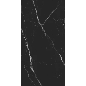 Керамогранит Seratonia Carving-Matt Black Marquina матовый черный 120х60 см