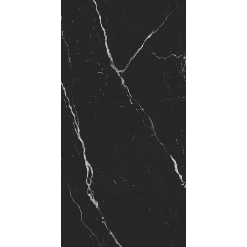 Керамогранит Seratonia Carving-Matt Black Marquina матовый черный 120х60 см