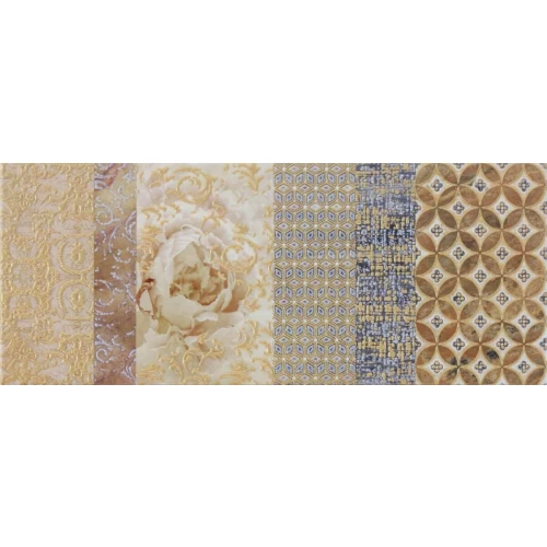 Плитка настенная Unicer Sublime Декор Rosa глянцевый черно-коричневый AC2514 58х23,5 см