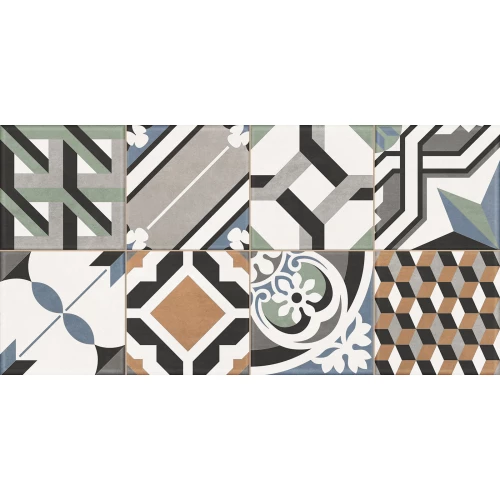 Плитка настенная New Trend Design Art Mix 1 матовая многоцветная WT36DST55 60х30 см