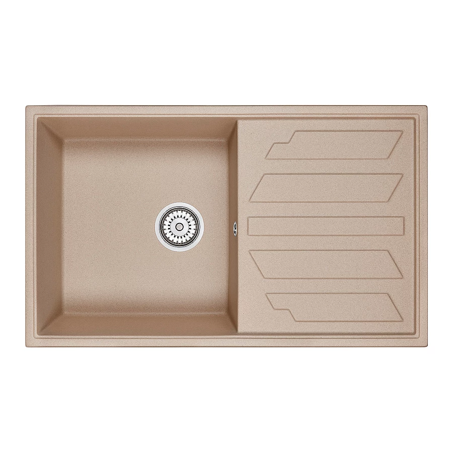 Кухонная мойка Granula 8601, ПЕСОК 86х50 см