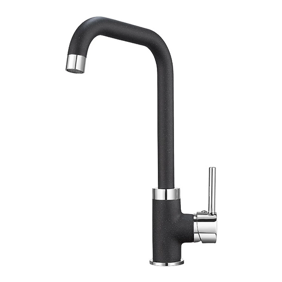 Смеситель для кухни Granula 0041 чёрный