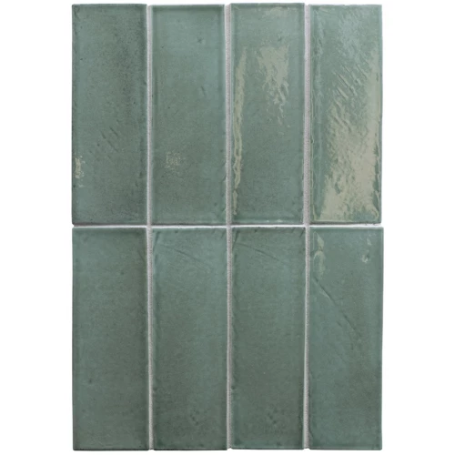 Керамогранит Equipe Мияко Оил Блуе Глосс / Miyako Oil Blue Gloss глянцевый синий 32328 15х5 см