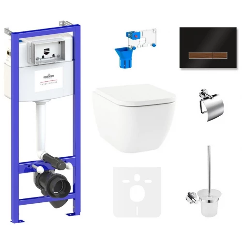 Унитаз Lavinia Boho Relfix One Compacto 75110314 (комплект 9 в 1)