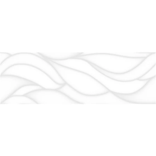 Плитка настенная Laparet Sigma белый рельеф 17-10-00-463 20х60 см
