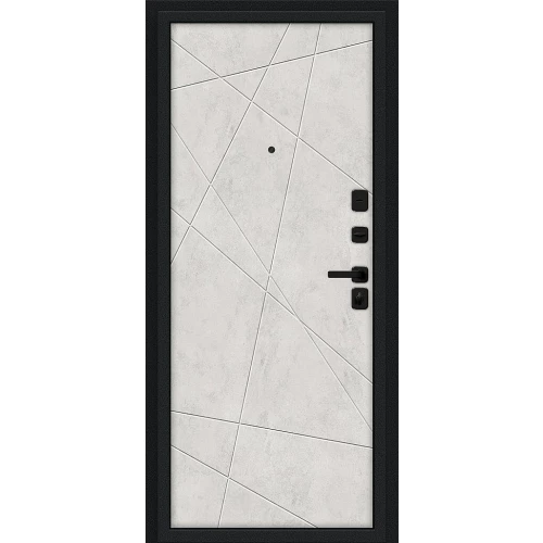Входная дверь Bravo Граффити-5/SBlack 205x86 Slate Art/Look Art правое открывание