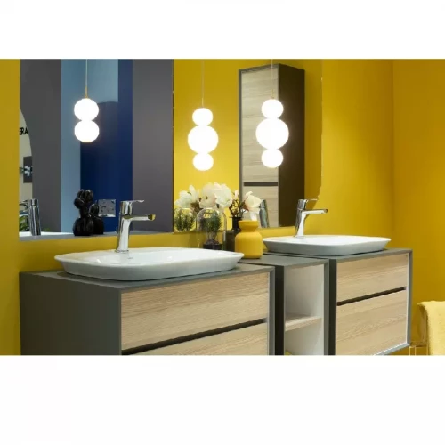 Раковина Serel Hera для установки в столешницу с отверстием под смеситель HR30TXS110H 60x46 см