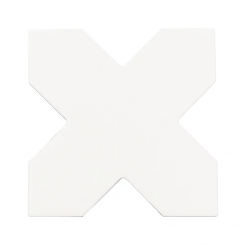 Керамогранит Equipe Porto Cross White матовый белый 30614 12x12 см