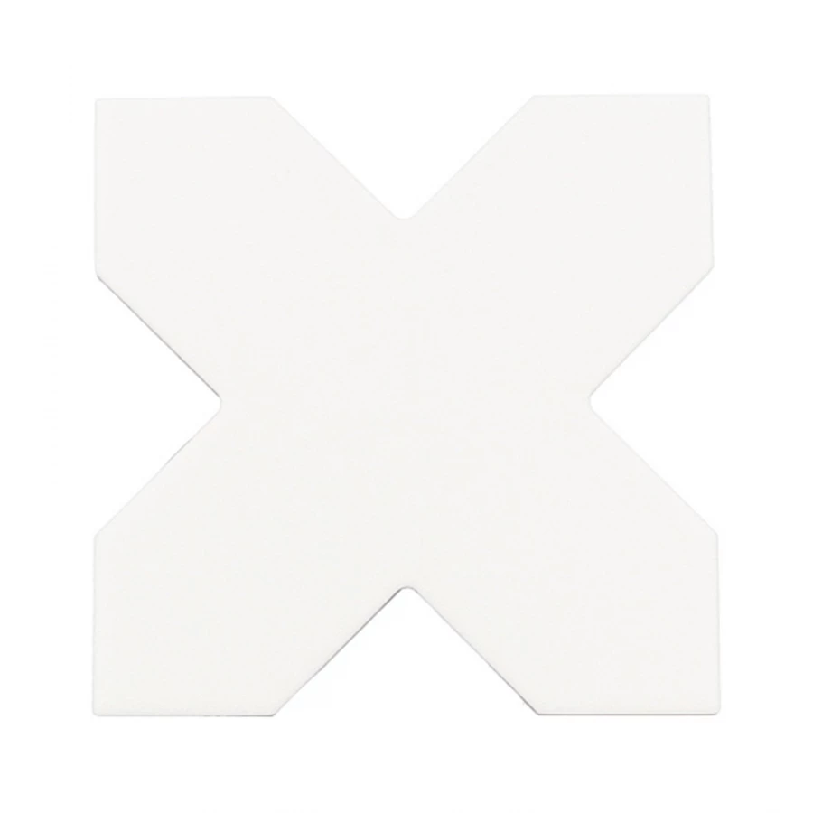 Керамогранит Equipe Porto Cross White матовый белый 30614 12x12 см