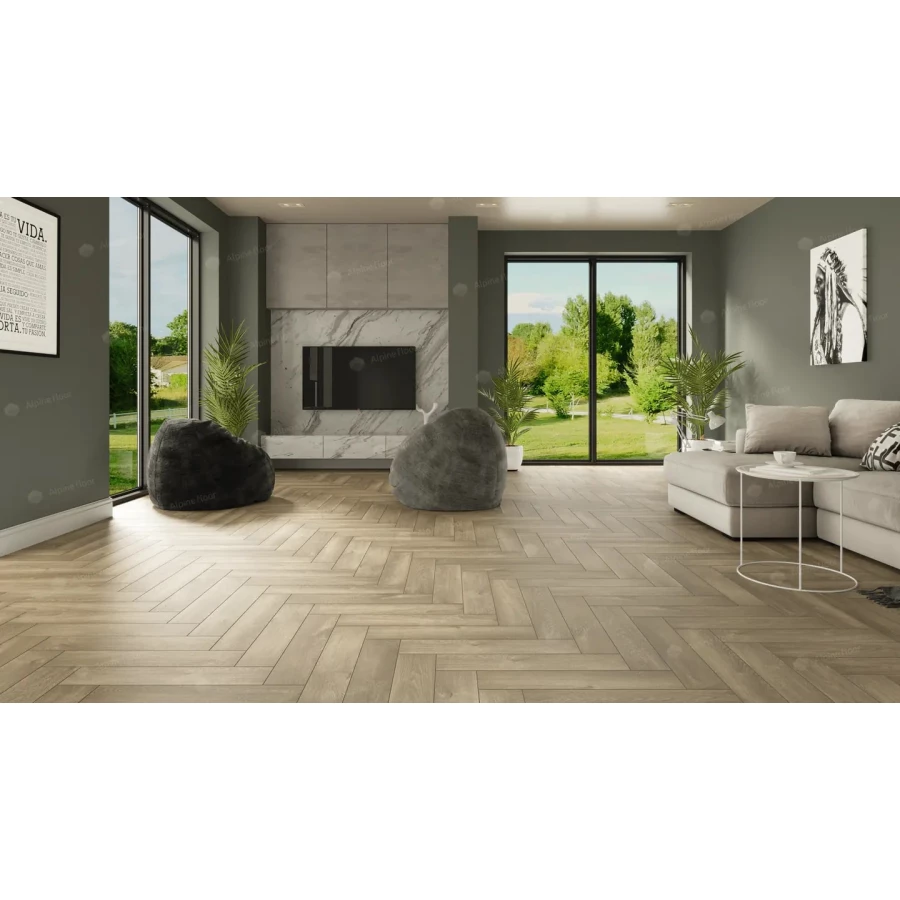 Ламинат Alpine Floor Parquet Premium Дуб Натуральный Отбеленный ECO 19-5 43 класс 8 мм 0,75 кв.м.