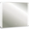 Зеркало Azario Force подсветка с диммером сенсорный выключатель часы LED-00002524 91.5х68.5 см